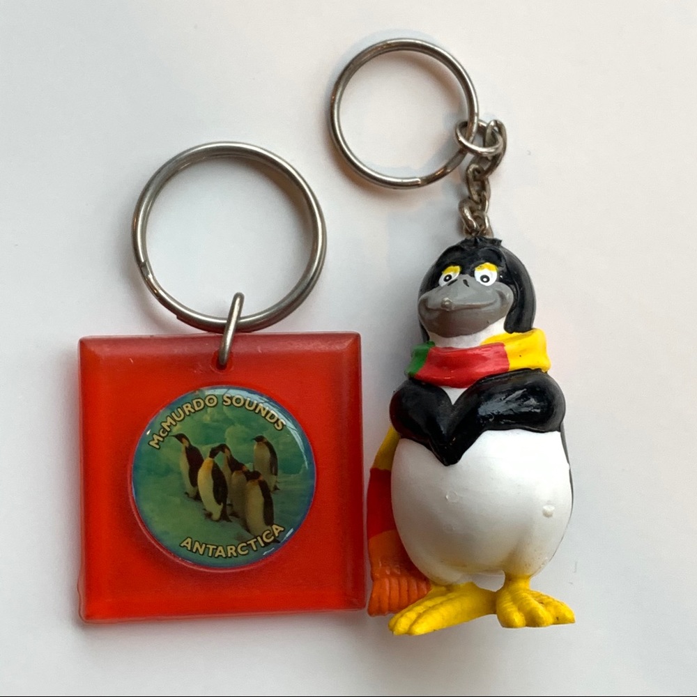 1987 Sea World Penguins🎄Vintage Ornament or key